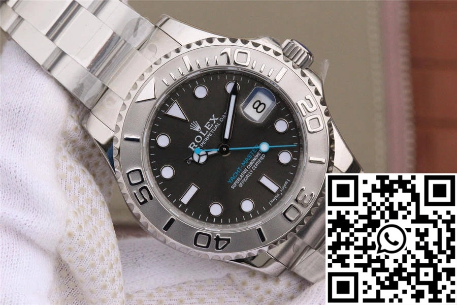 Sustainable Rolex Yacht Master 268622-0002 AR Factory Grey Dial 1254
