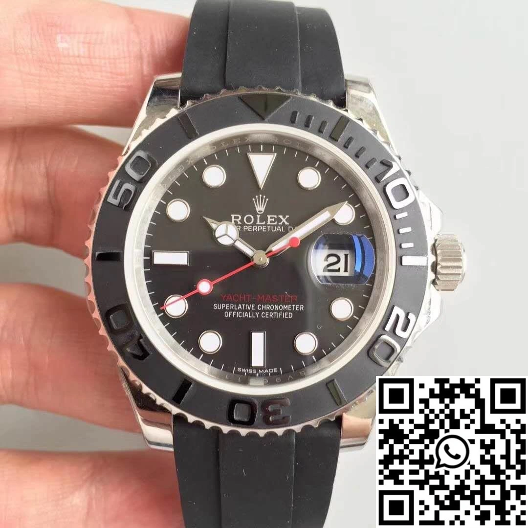 Rolex Yacht Master Custom 116655 40mm AR Factory Stainless Steel Case Sophisticated 1253