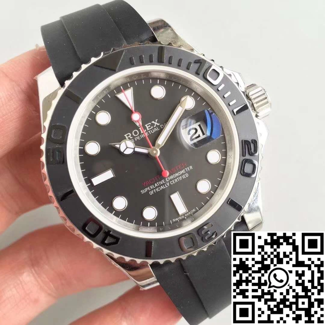 Rolex Yacht Master Custom 116655 40mm AR Factory Stainless Steel Case Sophisticated 1253