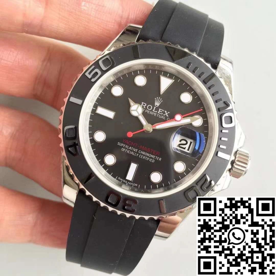 Rolex Yacht Master Custom 116655 40mm AR Factory Stainless Steel Case Sophisticated 1253