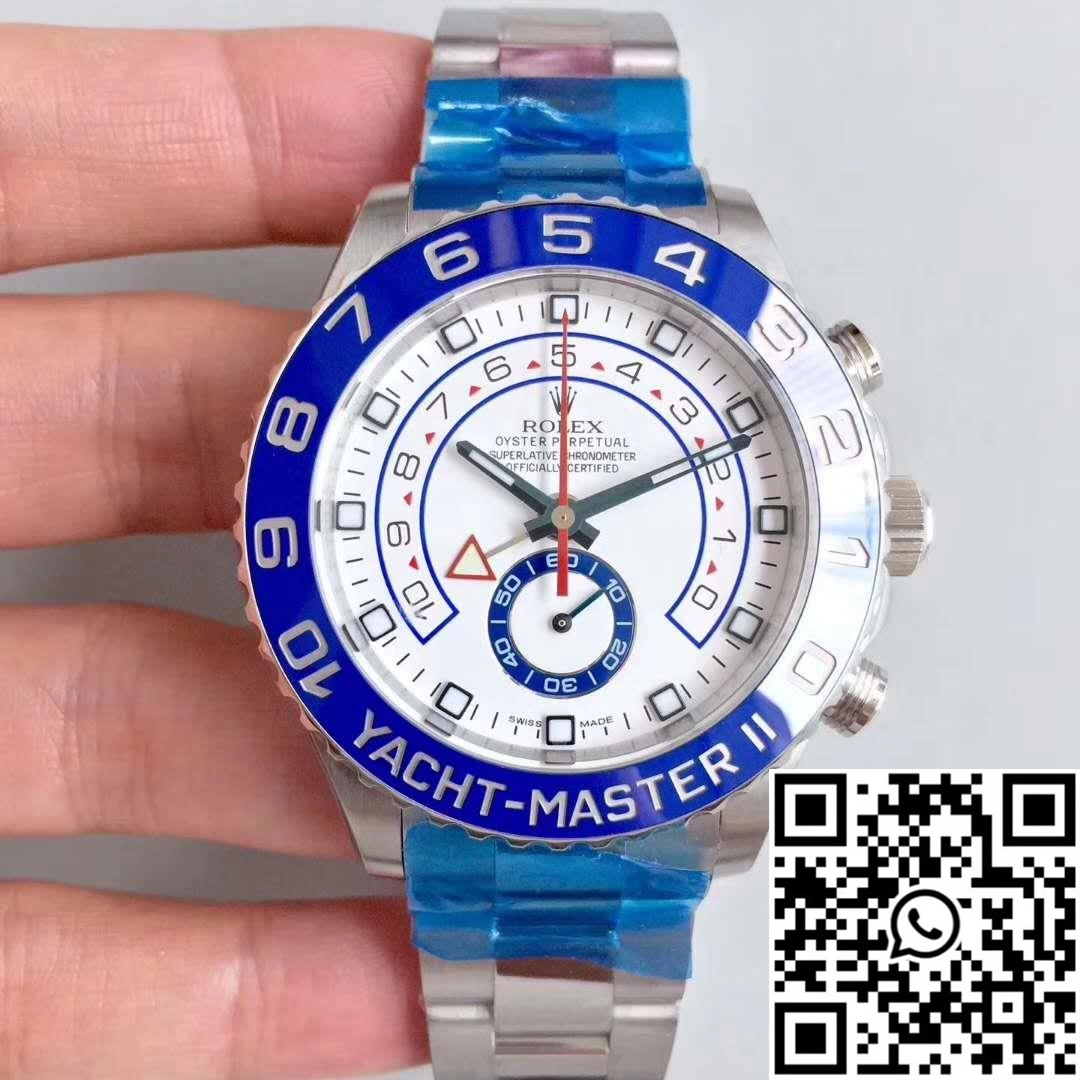 Rolex Yacht-Master II 116680 JF Factory White Dial Refined 1271