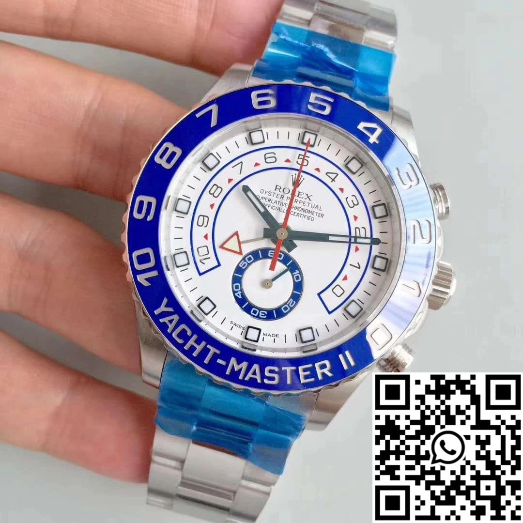 Rolex Yacht-Master II 116680 JF Factory White Dial Refined 1271