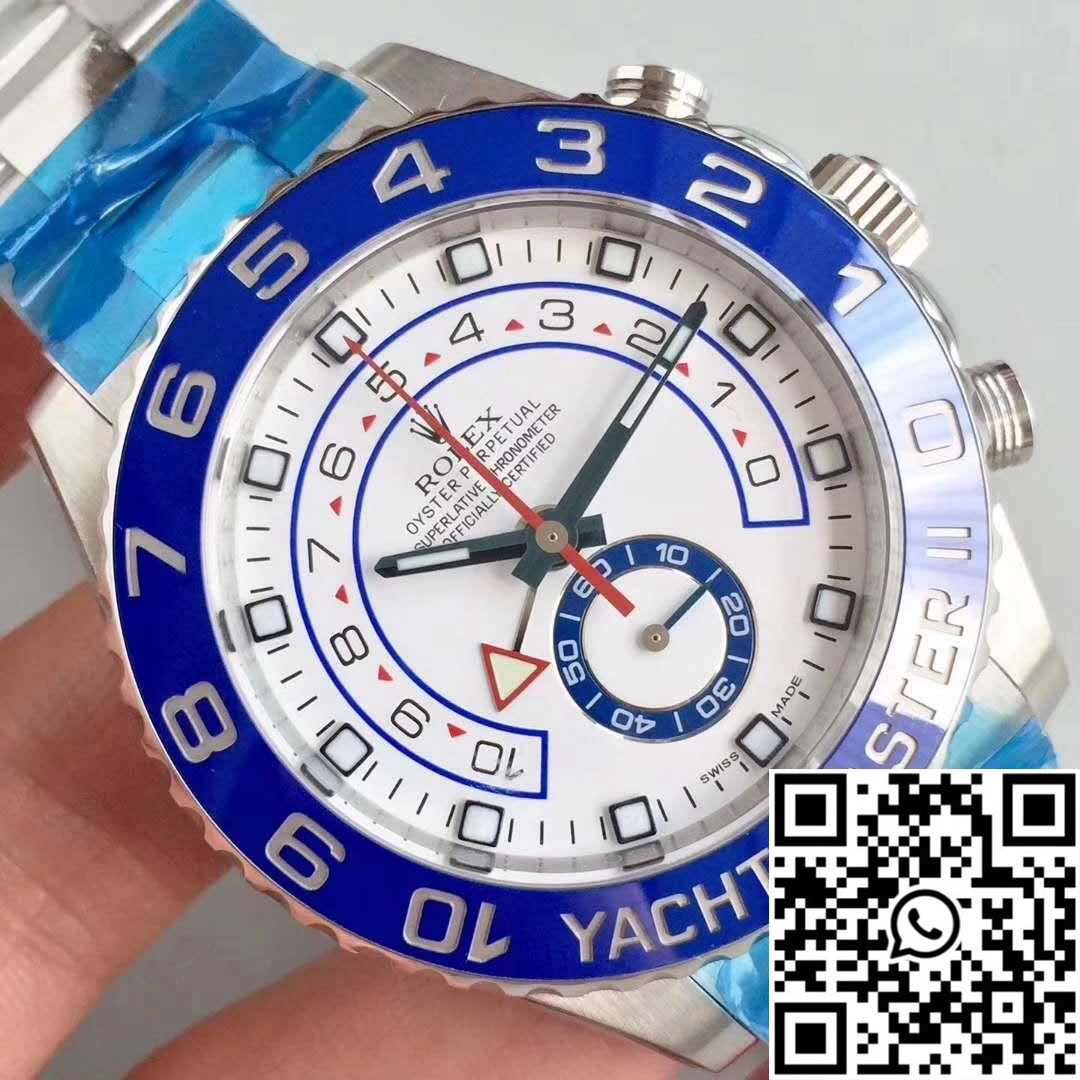 Rolex Yacht-Master II 116680 JF Factory White Dial Refined 1271