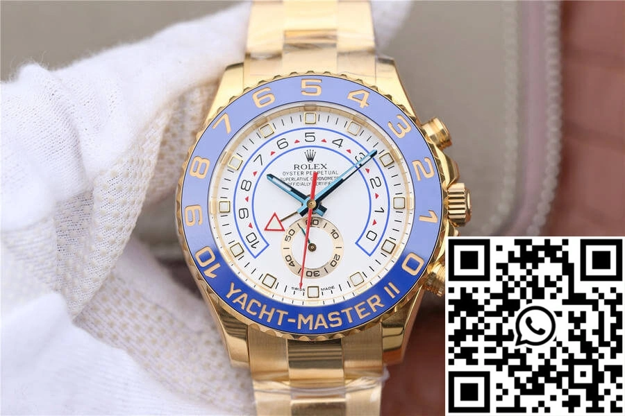 Lightweight Rolex Yacht-Master II M116688-0002 JF Factory White Dial 1272