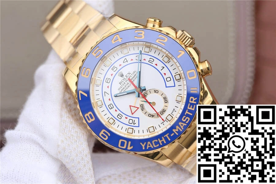 Lightweight Rolex Yacht-Master II M116688-0002 JF Factory White Dial 1272