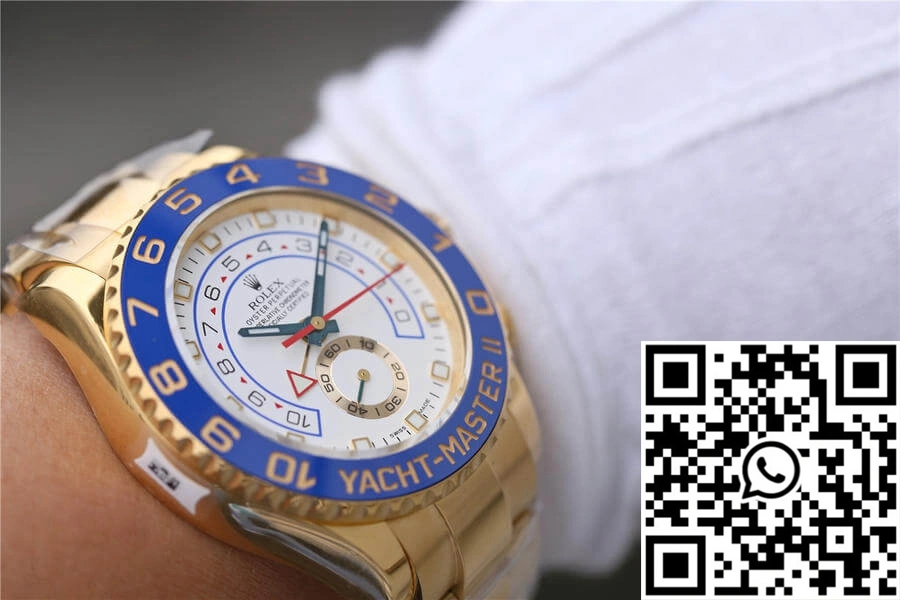 Lightweight Rolex Yacht-Master II M116688-0002 JF Factory White Dial 1272