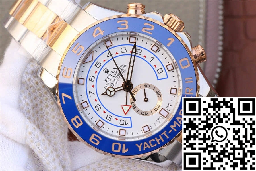 Supportive Rolex Yacht-Master M116681-0002 JF Factory White Dial 1251