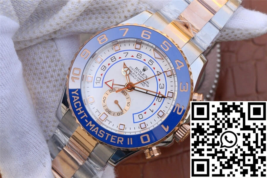 Supportive Rolex Yacht-Master M116681-0002 JF Factory White Dial 1251