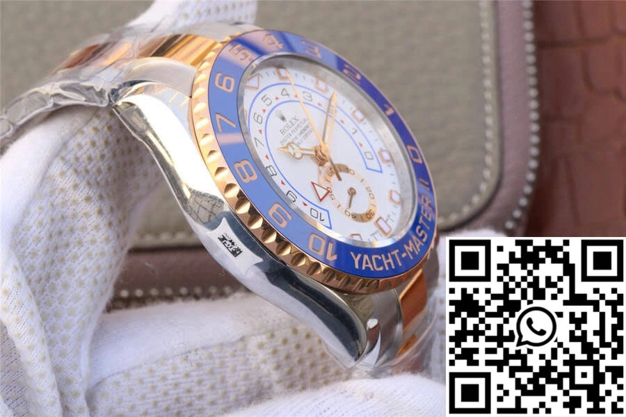 Supportive Rolex Yacht-Master M116681-0002 JF Factory White Dial 1251