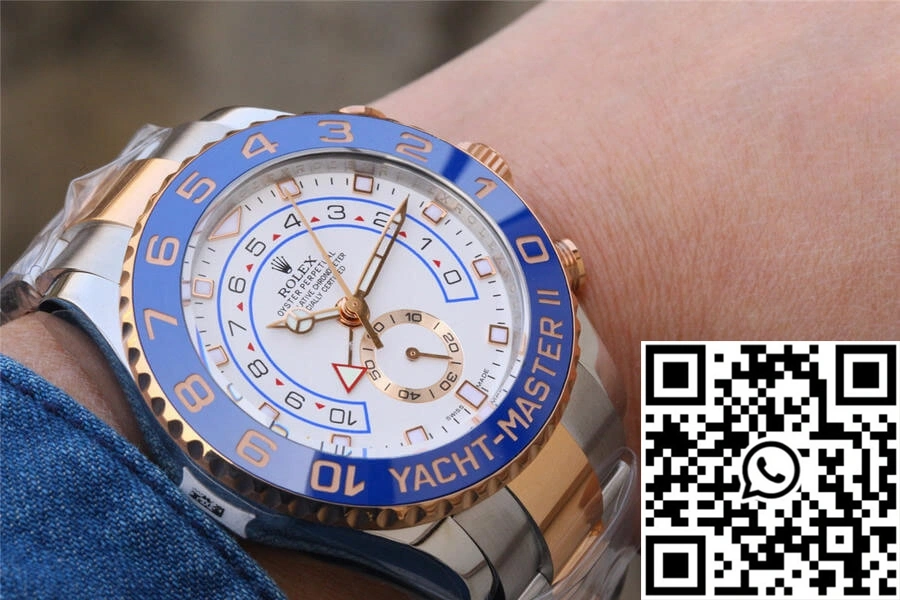 Supportive Rolex Yacht-Master M116681-0002 JF Factory White Dial 1251
