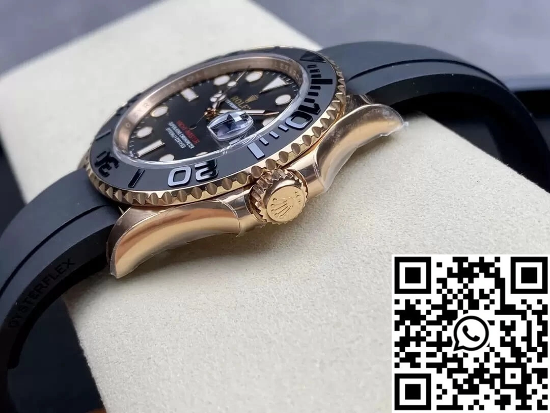 Rolex Yacht Master M126655-0002 Clean Factory Rose Gold Black Dial Breathable 1280