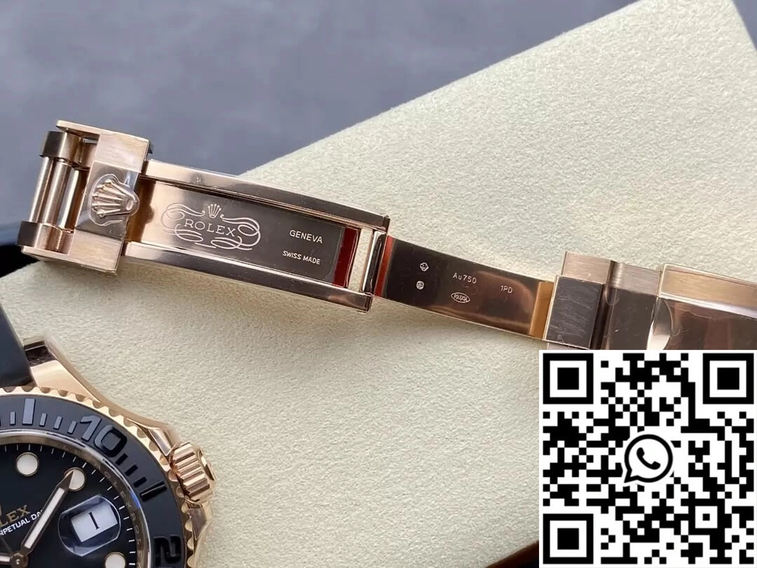 Rolex Yacht Master M126655-0002 Clean Factory Rose Gold Black Dial Breathable 1280