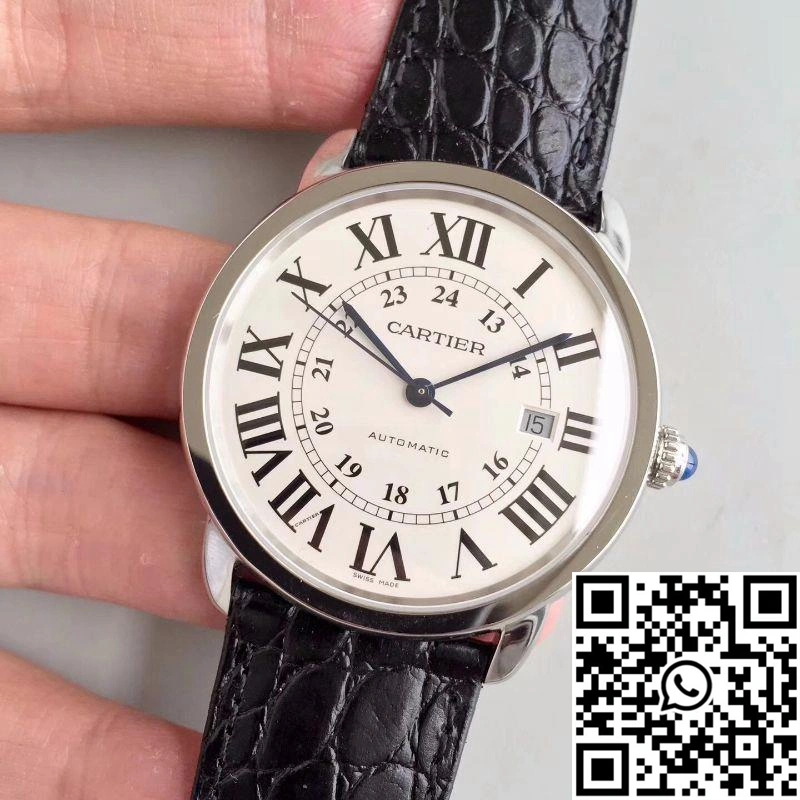 Ronde Solo De Cartier W6701010 42MM ZF Factory White Dial Minimalist 1446