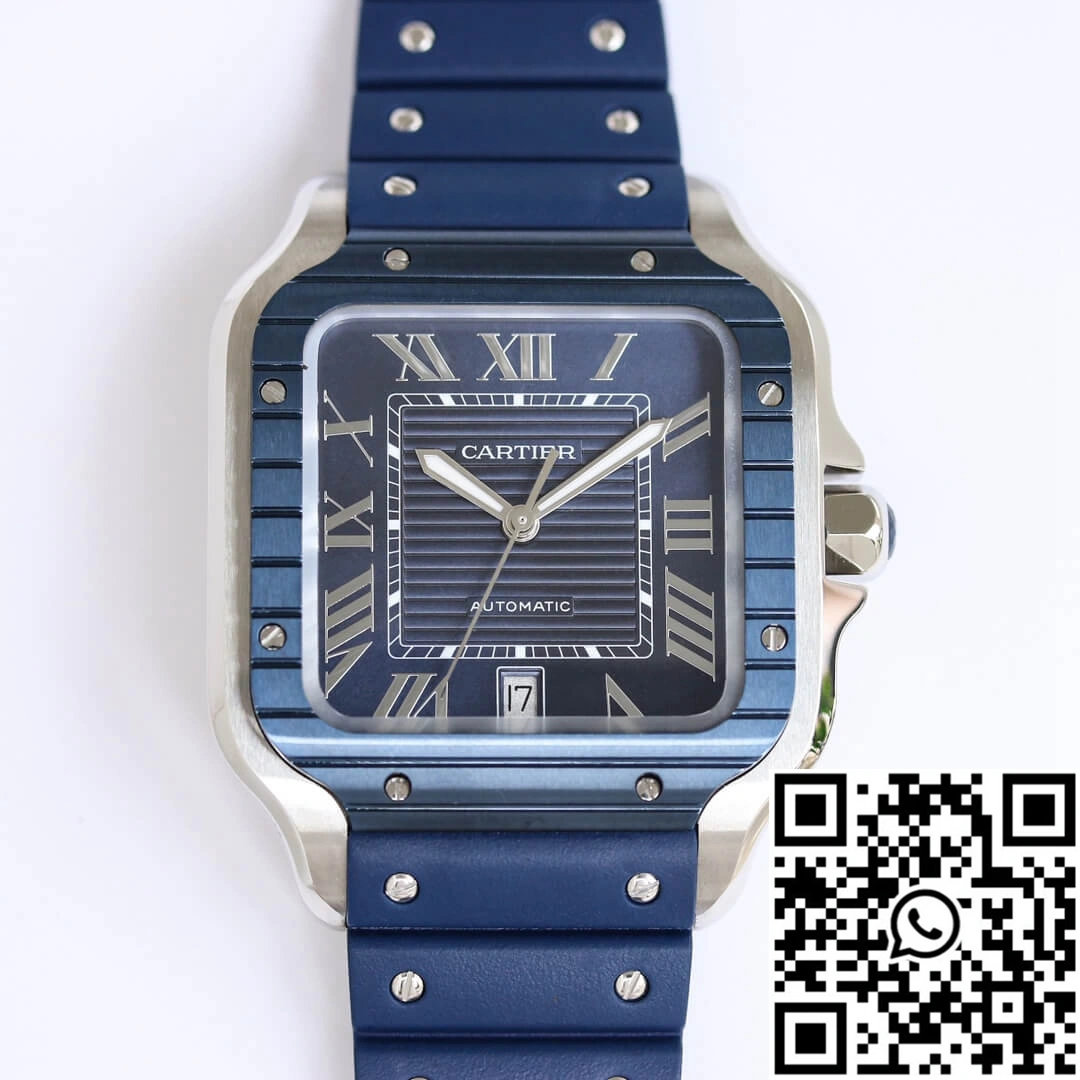 Santos De Cartier GF Factory Blue Bezel SunProtective 1478