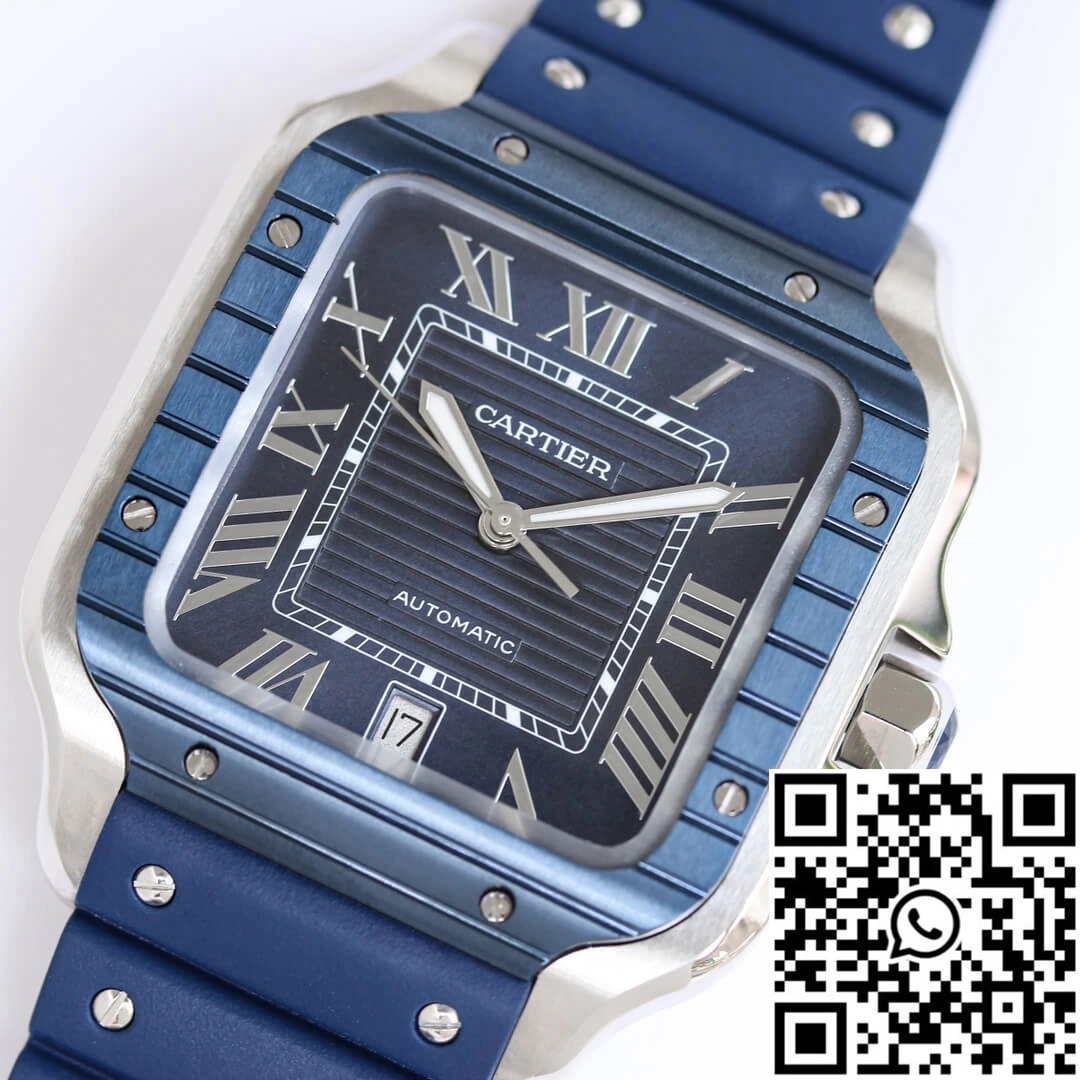 Santos De Cartier GF Factory Blue Bezel SunProtective 1478
