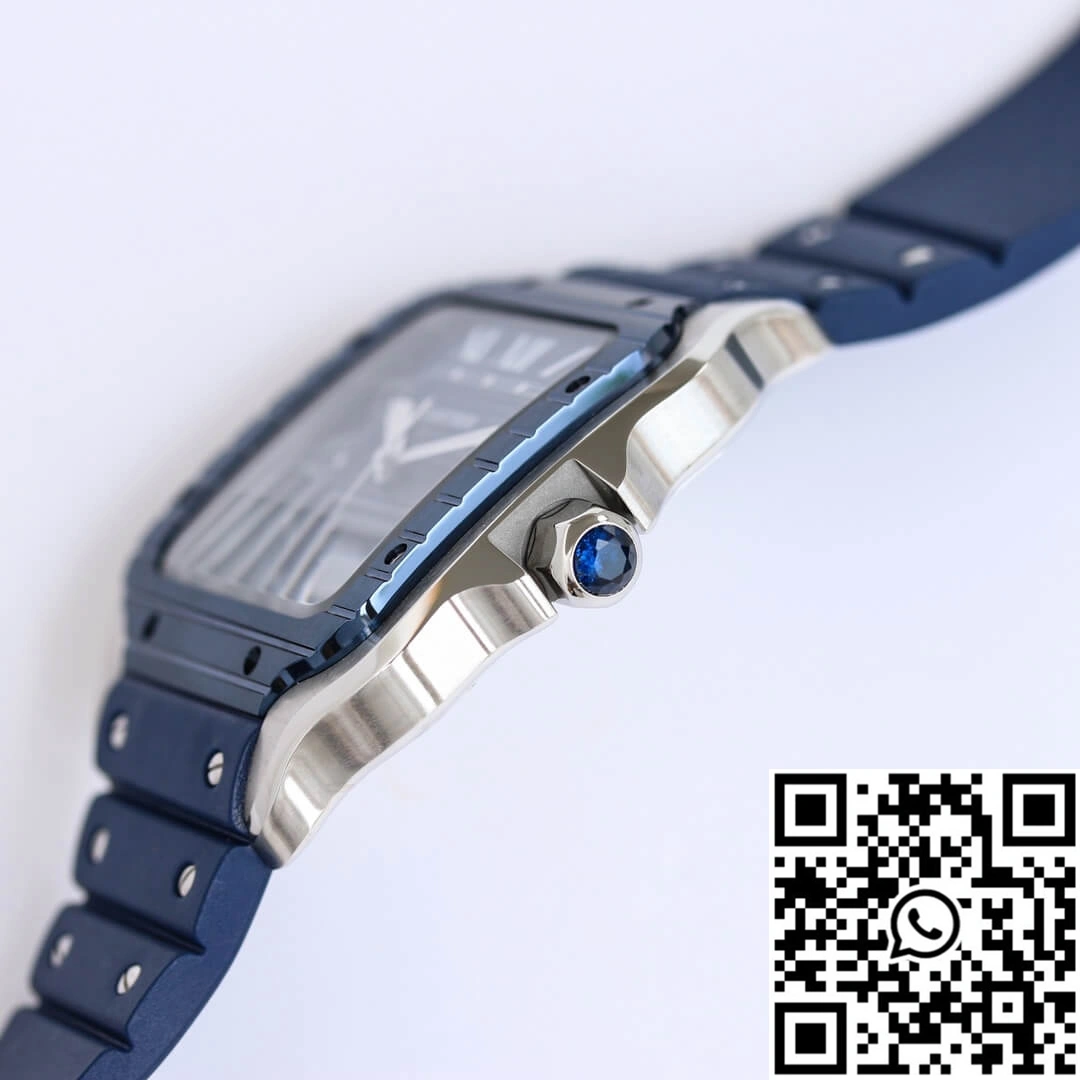 Santos De Cartier GF Factory Blue Bezel SunProtective 1478