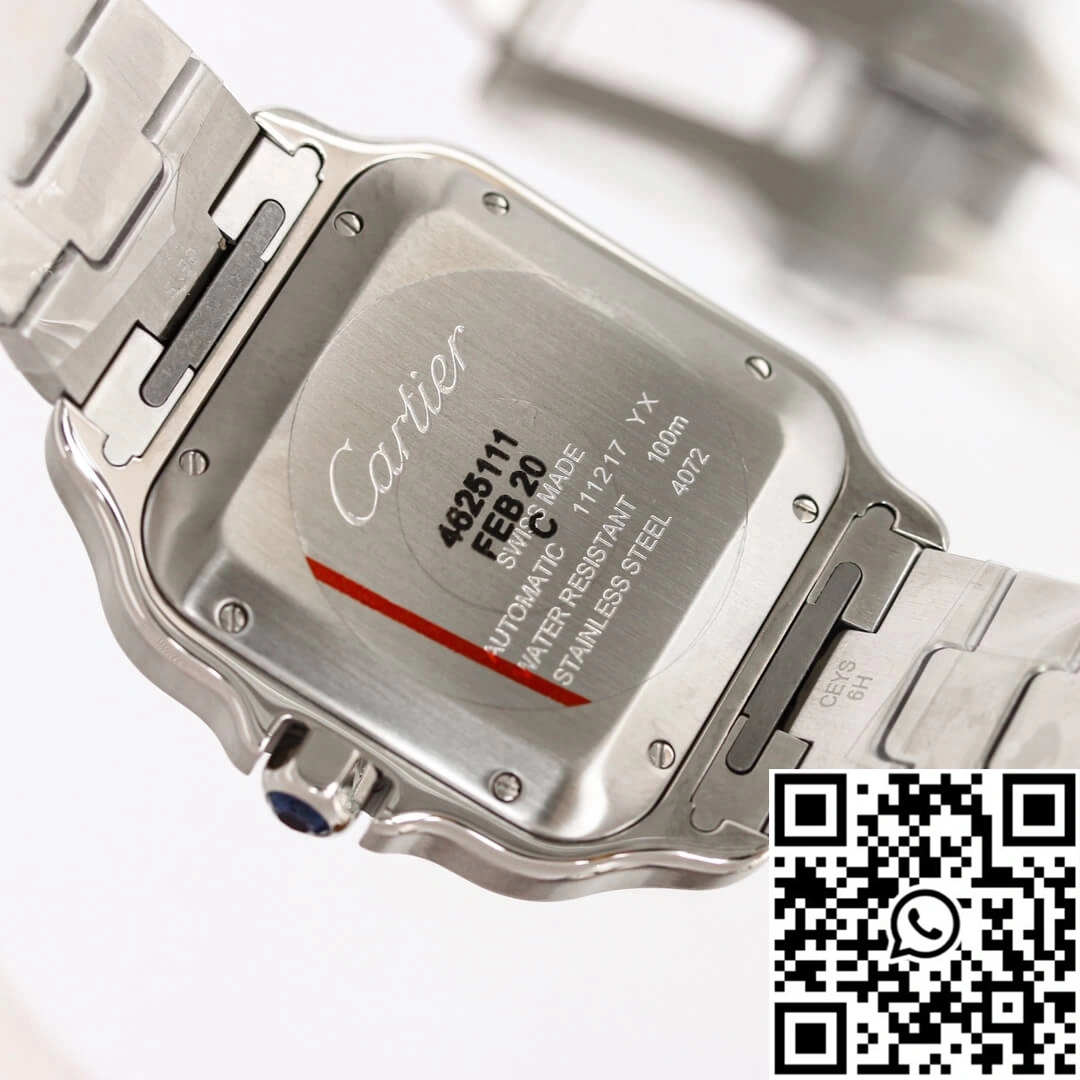 EasyMatch Santos De Cartier GF Factory Stainless Steel Blue Dial 1483