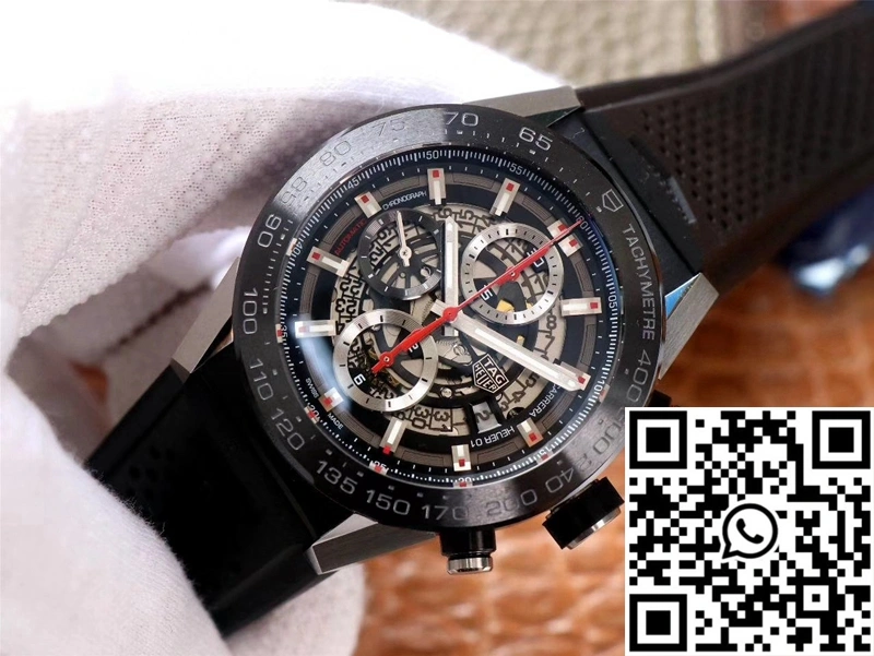 TAG Heuer Carrera CAR201V.FT6046 XF Factory Black Dial FreshLook 2509