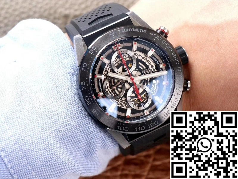TAG Heuer Carrera CAR201V.FT6046 XF Factory Black Dial FreshLook 2509