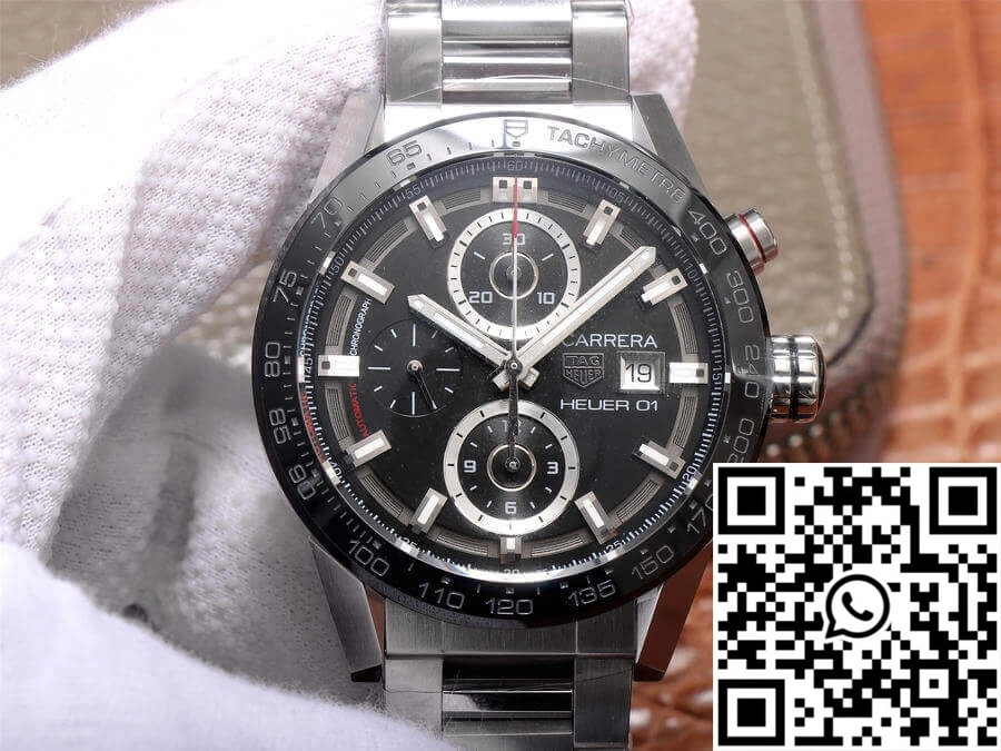 OnTrend TAG Heuer Carrera CAR201Z.BA0714 XF Factory Black Dial 2507