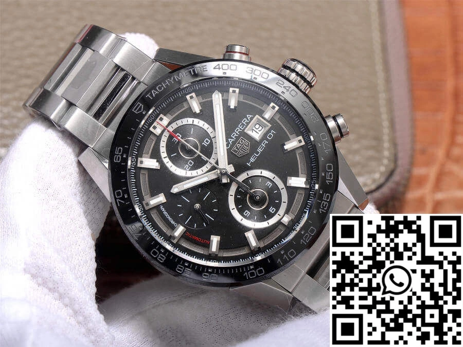 OnTrend TAG Heuer Carrera CAR201Z.BA0714 XF Factory Black Dial 2507