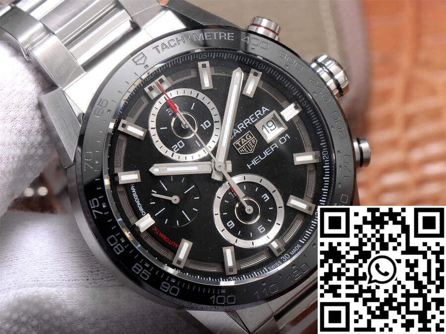 OnTrend TAG Heuer Carrera CAR201Z.BA0714 XF Factory Black Dial 2507