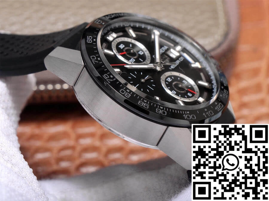 SoftTouch TAG Heuer Carrera CAR201Z.FT6046 XF Factory Black Dial 2512