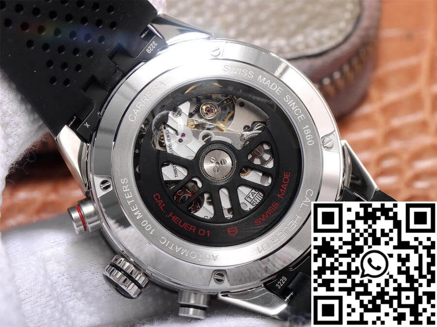 SoftTouch TAG Heuer Carrera CAR201Z.FT6046 XF Factory Black Dial 2512