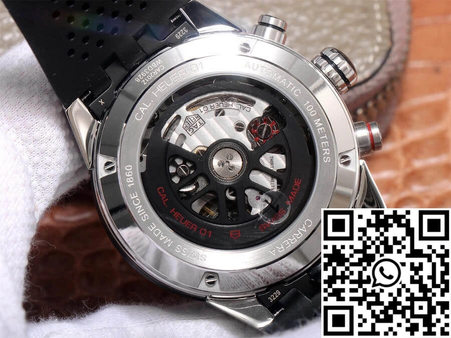 SoftTouch TAG Heuer Carrera CAR201Z.FT6046 XF Factory Black Dial 2512