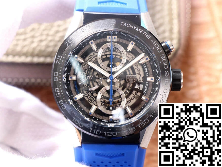 Versatile TAG Heuer Carrera CAR2A1T.FT6052 XF Factory Black Dial 2510