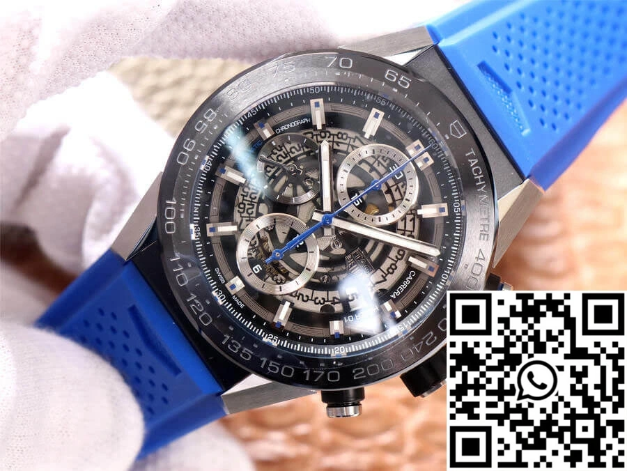 Versatile TAG Heuer Carrera CAR2A1T.FT6052 XF Factory Black Dial 2510
