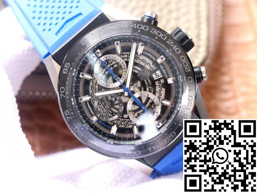 Versatile TAG Heuer Carrera CAR2A1T.FT6052 XF Factory Black Dial 2510