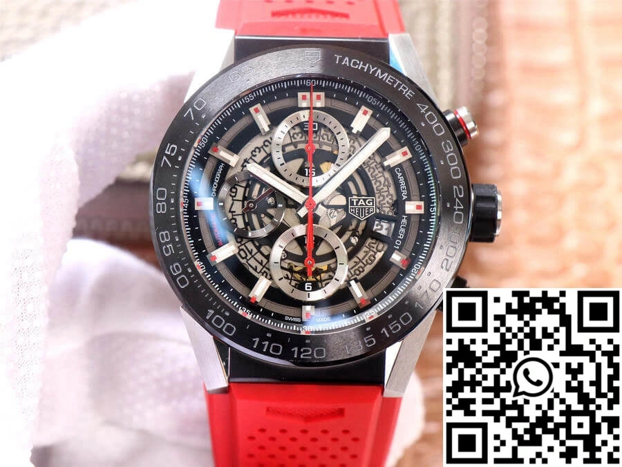 SunProtective TAG Heuer Carrera CAR2A1Z.FT6050 XF Factory Black Dial 2505