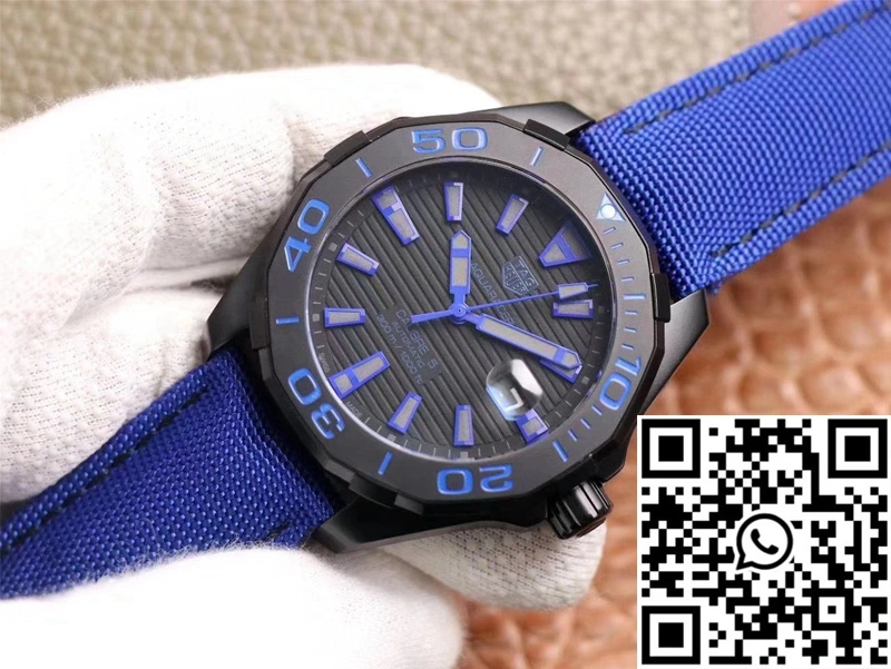 Cozy Tag Heuer Aquaracer WAY208C.RHZ4752 V6 Factory Black Dial 2501