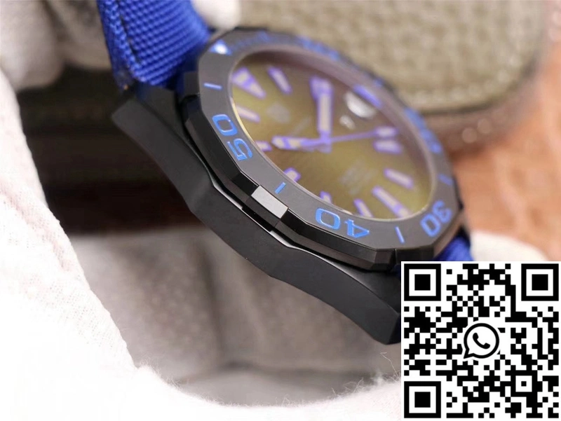 Cozy Tag Heuer Aquaracer WAY208C.RHZ4752 V6 Factory Black Dial 2501