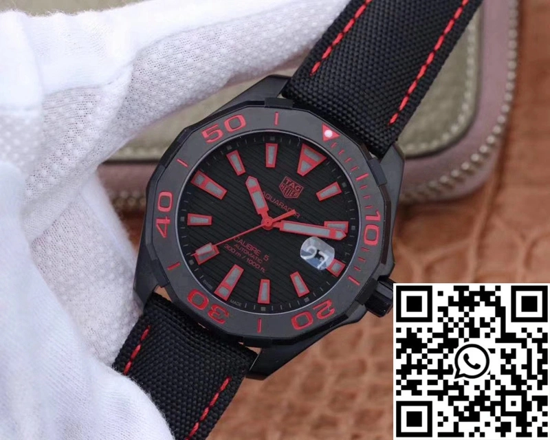 Soft Tag Heuer Aquaracer WAY208C.RHZ4937 V6 Factory Black Dial 2503