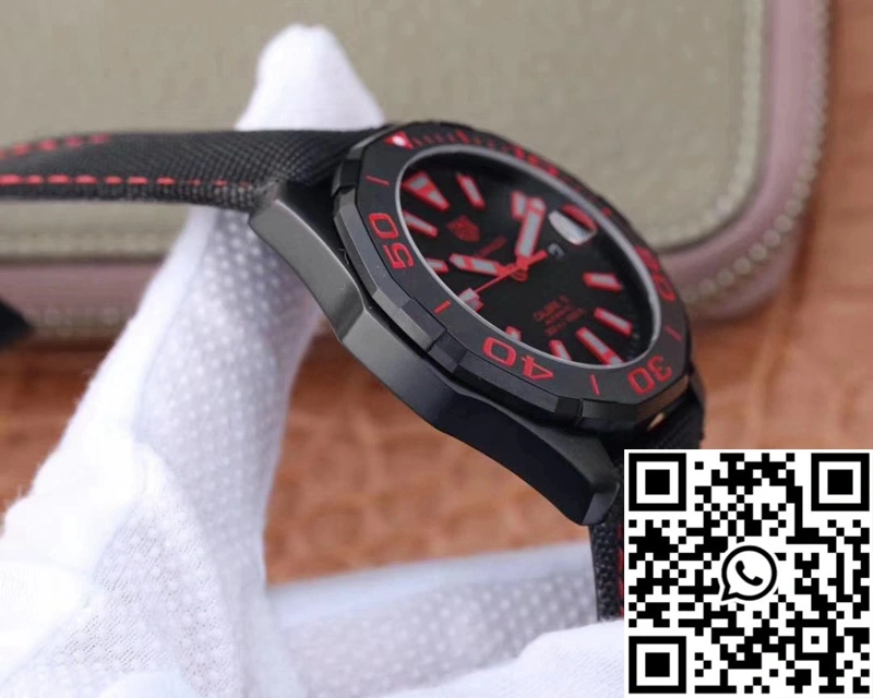Soft Tag Heuer Aquaracer WAY208C.RHZ4937 V6 Factory Black Dial 2503