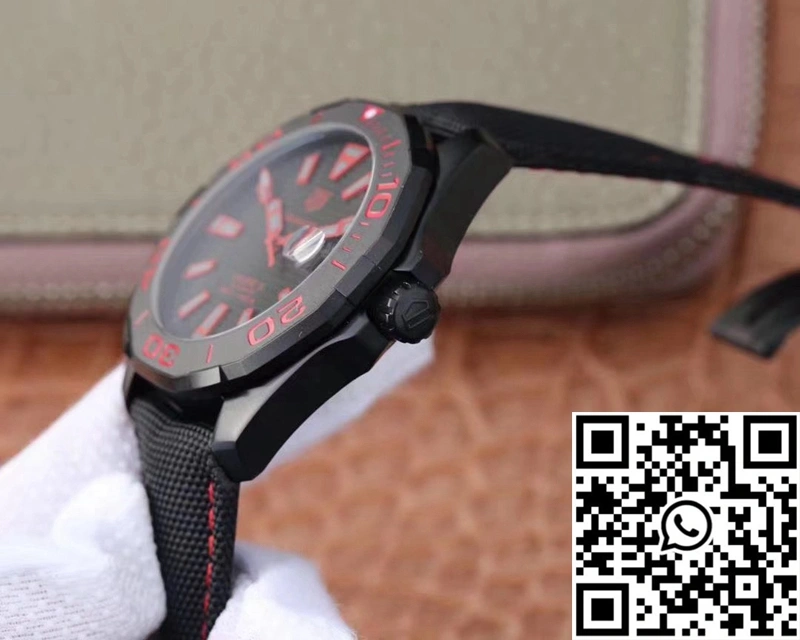 Soft Tag Heuer Aquaracer WAY208C.RHZ4937 V6 Factory Black Dial 2503