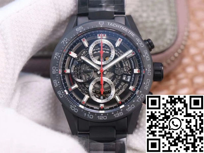 HighPerformance Tag Heuer Carrera CAR2090.BH0729 XF Factory Black Ceramic 2513