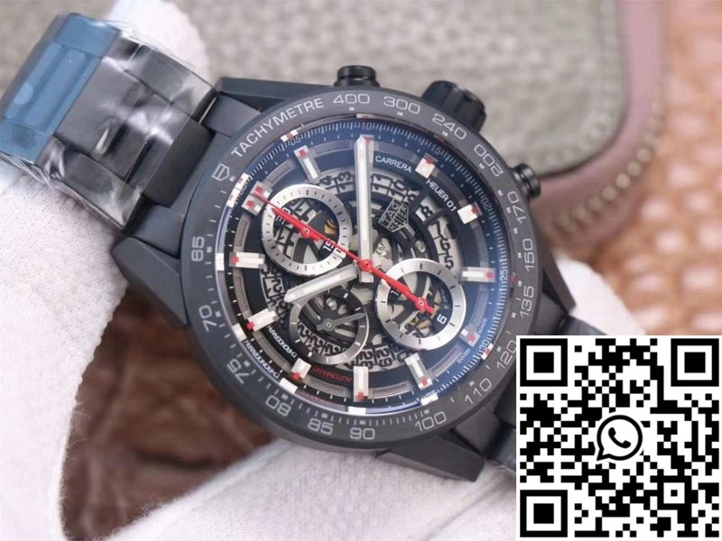 HighPerformance Tag Heuer Carrera CAR2090.BH0729 XF Factory Black Ceramic 2513