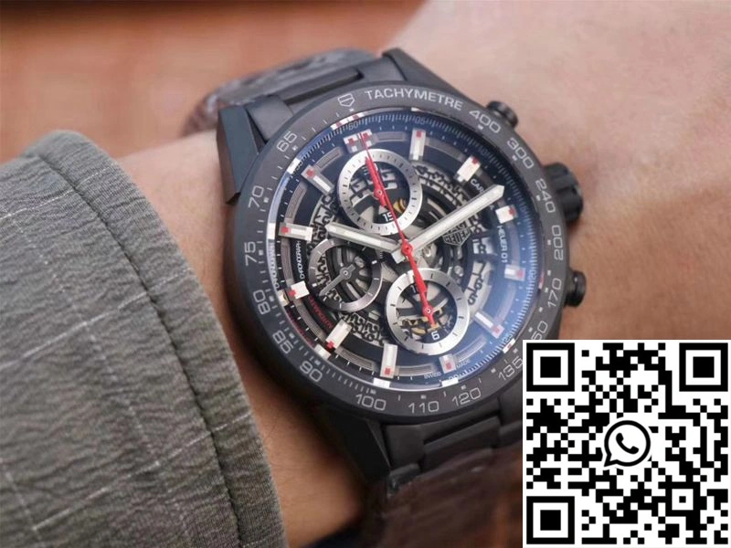 HighPerformance Tag Heuer Carrera CAR2090.BH0729 XF Factory Black Ceramic 2513