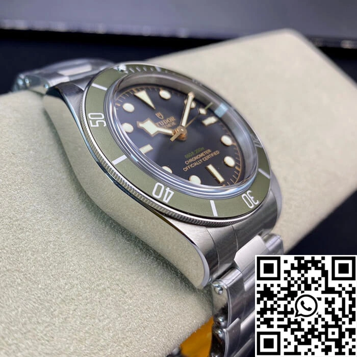 AllSeason Tudor Heritage Black Bay Green Harrods Special Edition 79230G ZF Factory Black Dial 2552