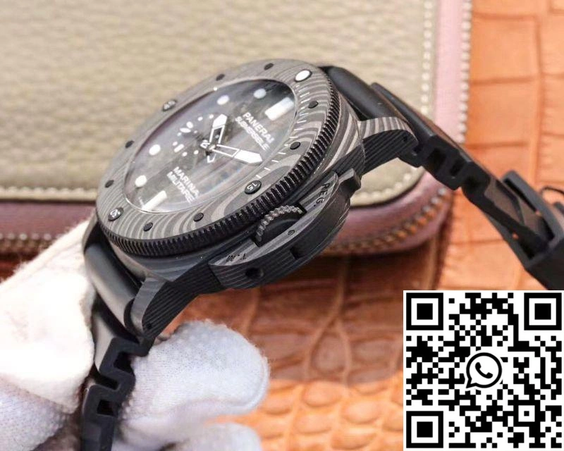 VS Factory Panerai Submersible Marina Militare Carbotech 47MM PAM Unisex 2280