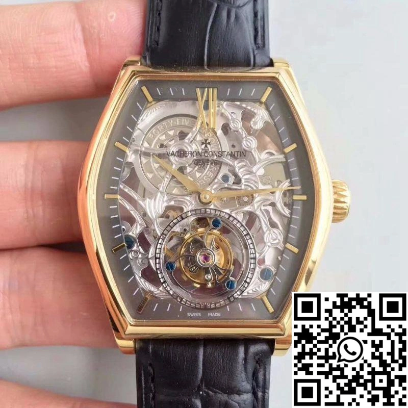 Vacheron Constantin Malte Tourbillon Rose Gold Skeleton Dial Durable 2564