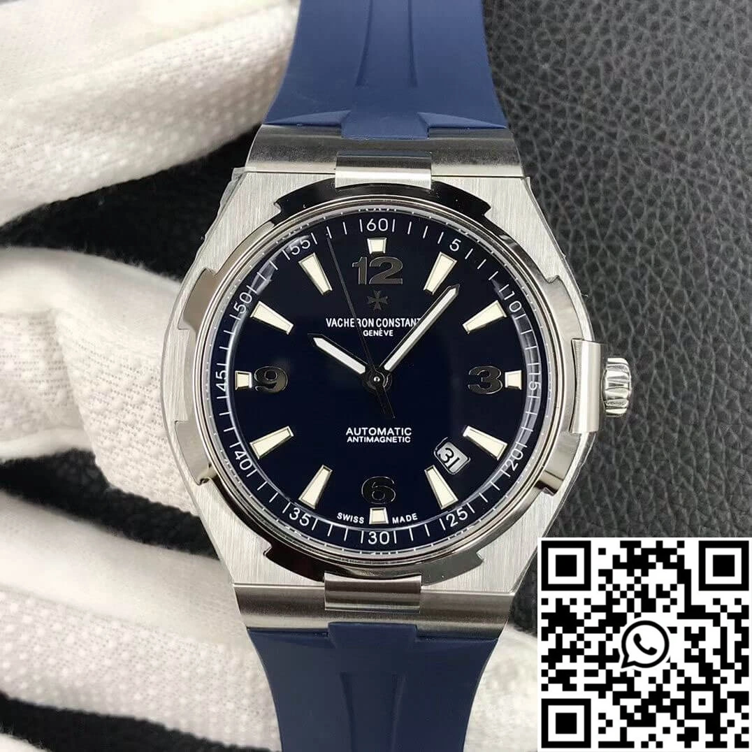 Vacheron Constantin Overseas 47040 8F Factory Blue Rubber Strap Popular 2579