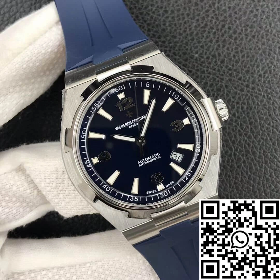 Vacheron Constantin Overseas 47040 8F Factory Blue Rubber Strap Popular 2579