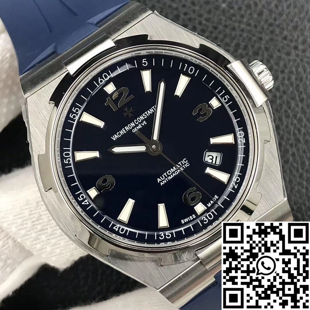 Vacheron Constantin Overseas 47040 8F Factory Blue Rubber Strap Popular 2579