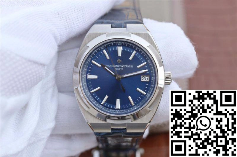 Vacheron Constantin Overseas 47040 JJ Factory Leather Strap Blue Dial FreshLook 2573