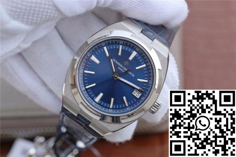 Vacheron Constantin Overseas 47040 JJ Factory Leather Strap Blue Dial FreshLook 2573