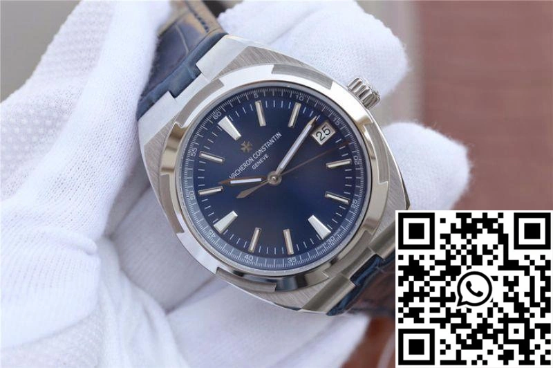 Vacheron Constantin Overseas 47040 JJ Factory Leather Strap Blue Dial FreshLook 2573